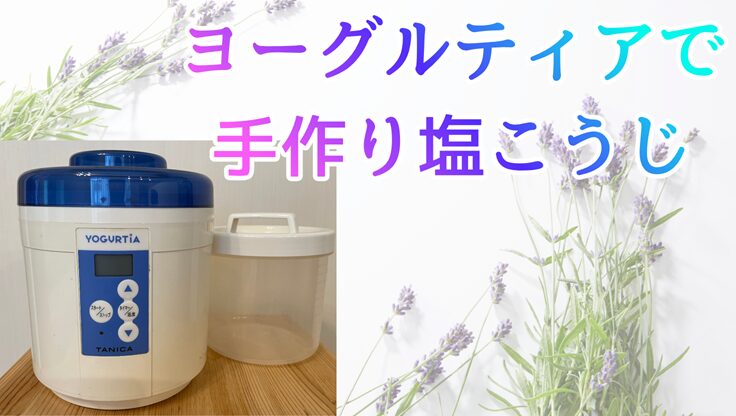 16年使用しているヨーグルティアYM-1200で塩こうじを手作りする様子